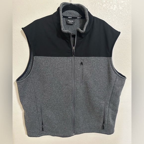 Solaris Gray and Black Performance Vest with High Collar - Picture 1 of 8